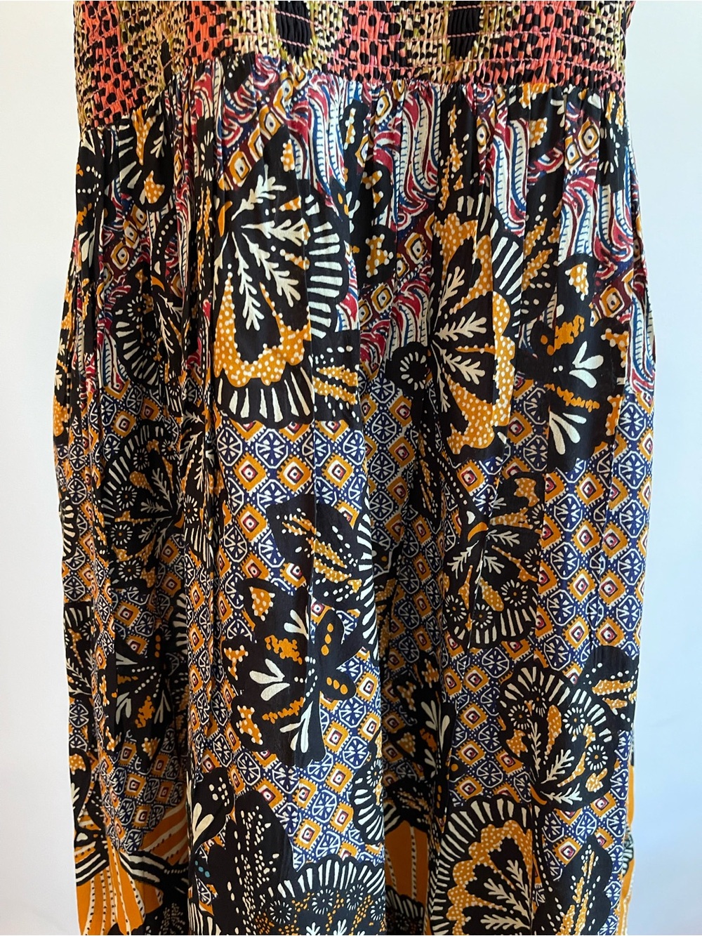 NWOT Anthropologie Jamila Smocked Maxi Dress - Picture 4 of 15